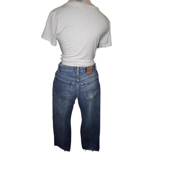 Vintage Lee LCO USA Made High Rise Straight Leg Jeans Unisex Sz 34x28 - Picture 5 of 15